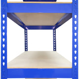 3 x Q-Rax Blue 120 x 50 x 180cm & 2 x Racking Blue 90 x 50 x 180cm