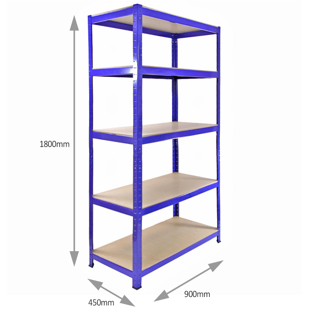 10 x T-RAX 900mm x 450mm x 1825mm Blue