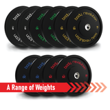 Body Revolution Olympic Bumper Plates (Black)