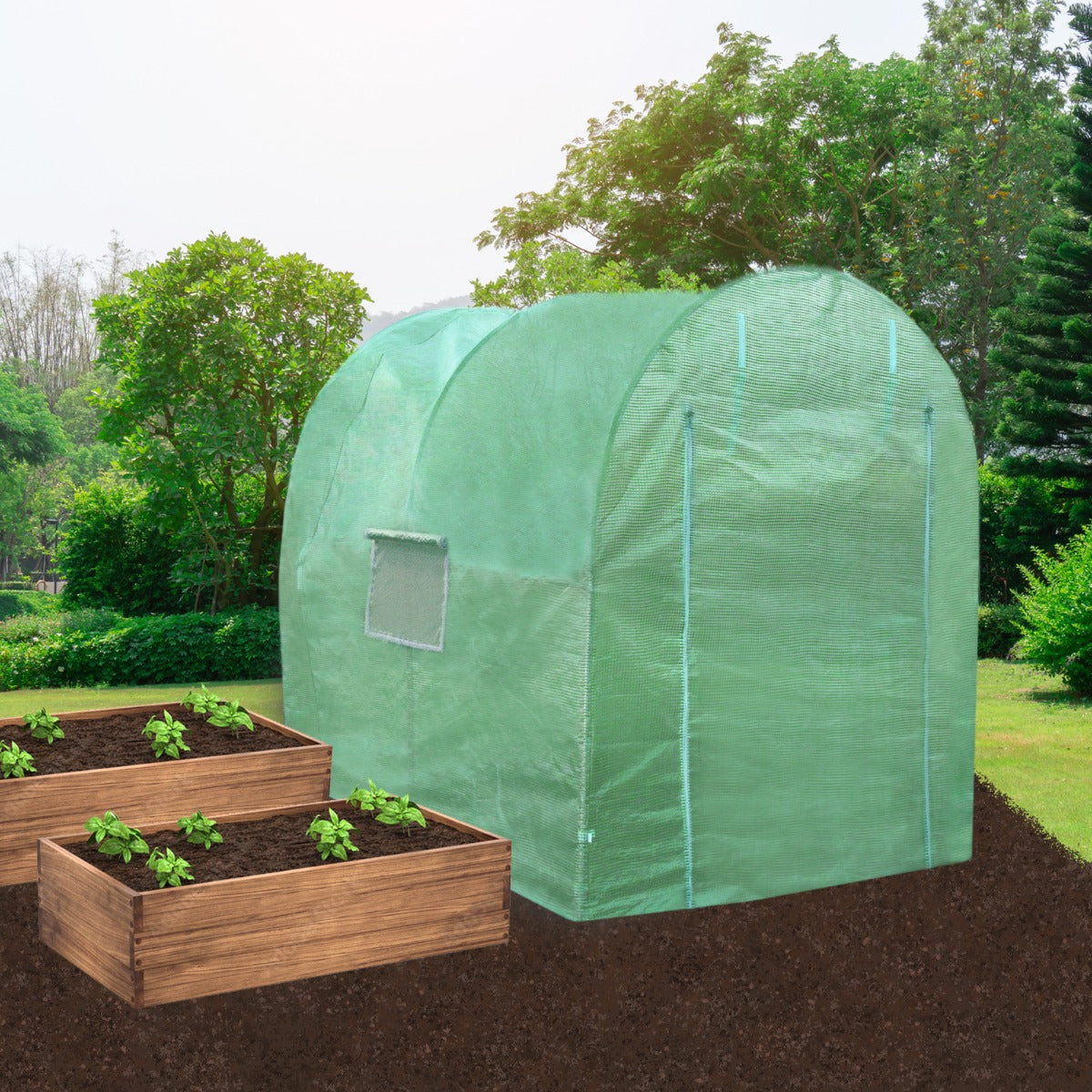 Polytunnel 19mm 3m x 2m with Racking