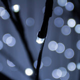 Weeping Willow Tree - 180cm Black 400 Cool White LED