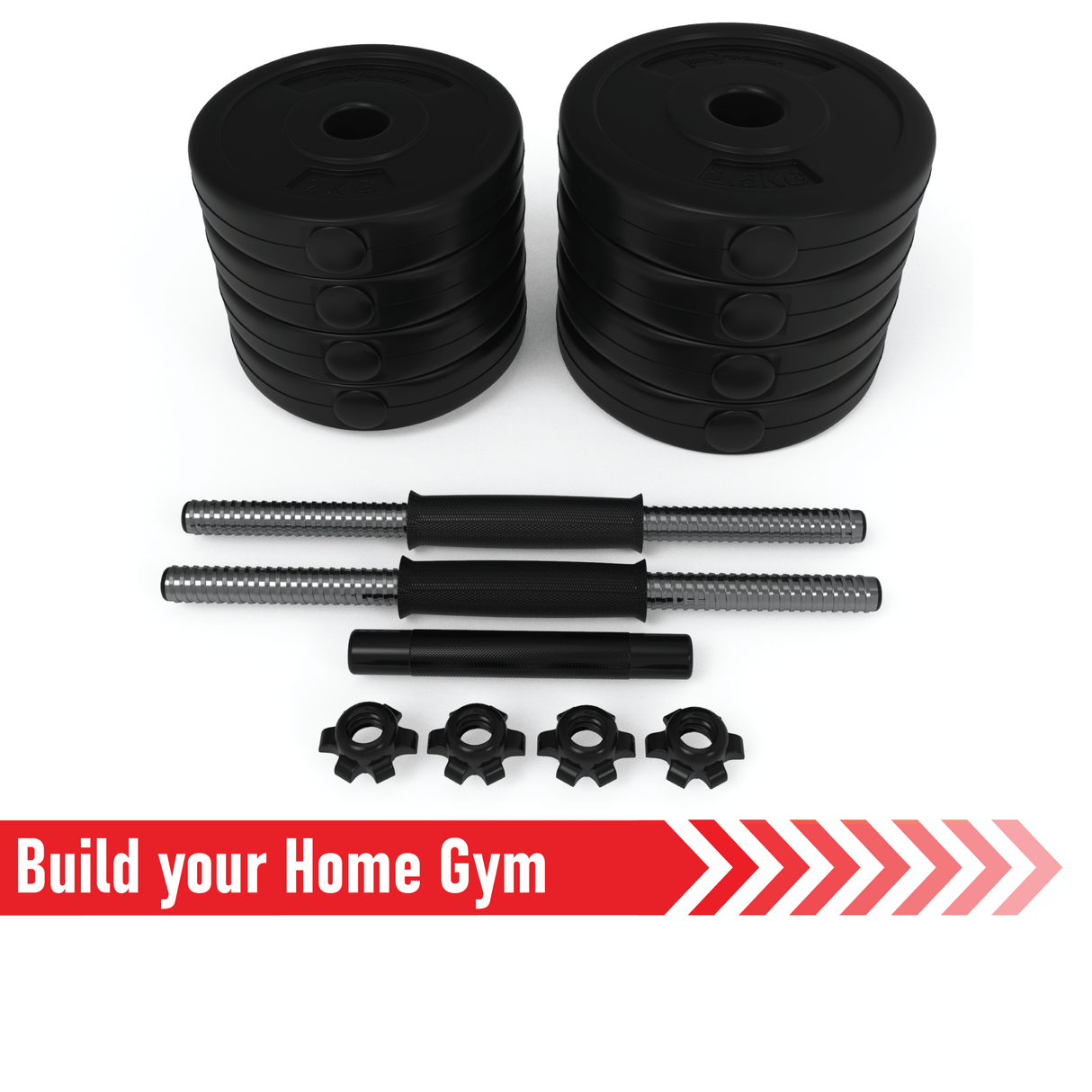 Body Revolution Vinyl Dumbbell Set 10 kg - 50 kg - Body Revolution