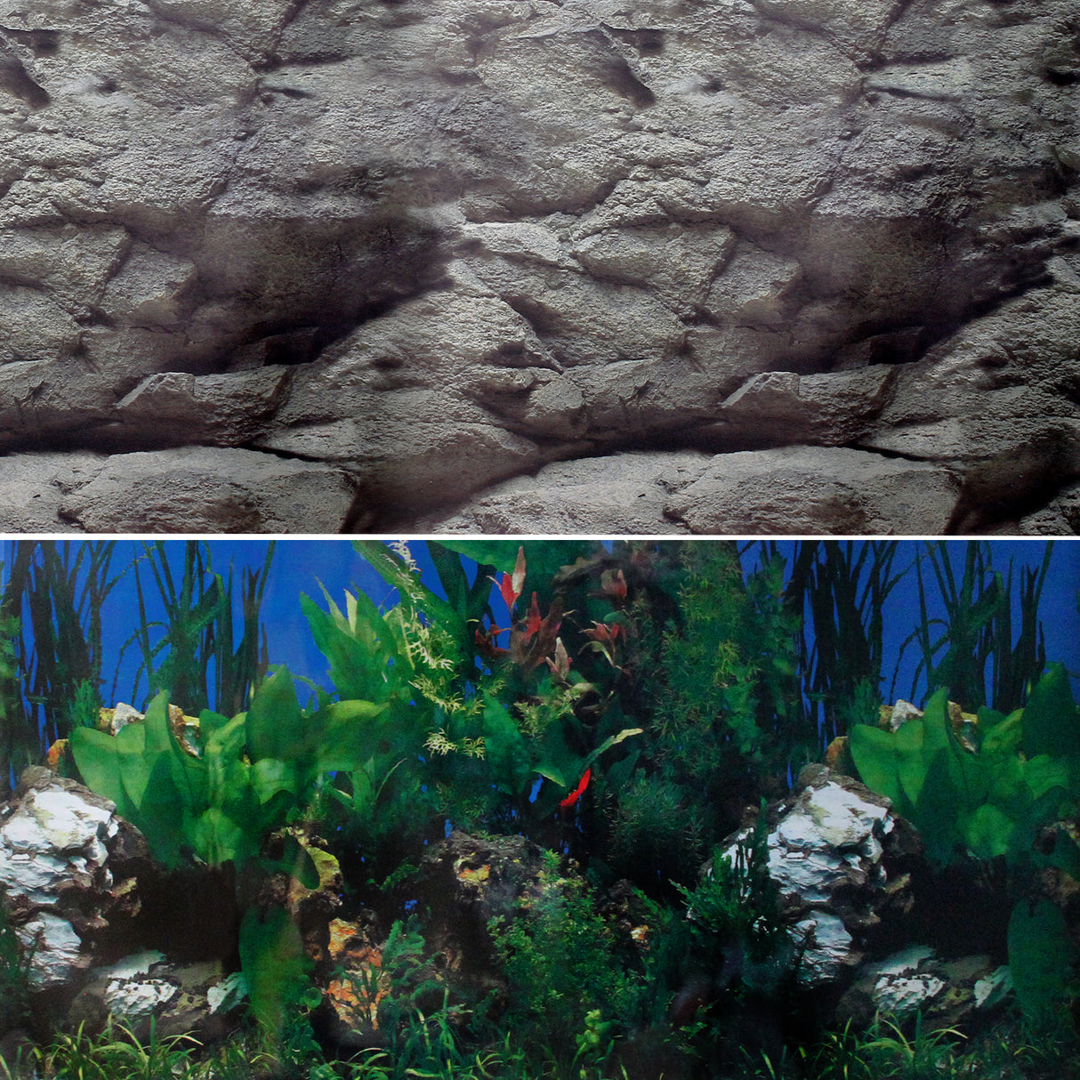 Aquarium Fish Tank & Cabinet with Complete Starter Kit - White Tank & Natural Gravel - EU Plug