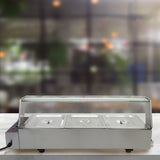 KuKoo 3 Pan Wet Well Bain Marie