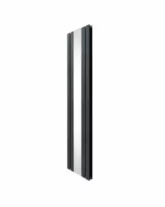 Flat Mirror Radiator - 1800mm x 425mm - Anthracite Grey