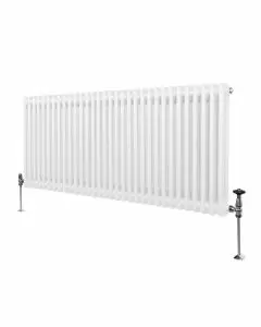 Traditional 2 Column Radiator - 600 x 1462mm - White