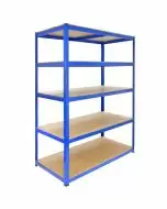 Monster Racking T-Rax Strong Storage Shelves, Blue, 120cm W, 60cm D