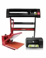 PixMax 38cm Clam Heat Press, Vinyl Cutter, Printer