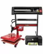 PixMax 38cm Swing Heat Press, Vinyl Cutter, Printer