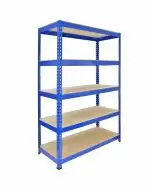 3 x Q-Rax Warehouse shelves 120cm