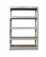 Q-Rax Grey Metal Shelving Units - 120cm x 180cm x 50cm