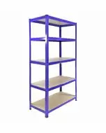 Monster Racking T-Rax Metal Storage Shelves, Blue, 90cm W, 45cm D